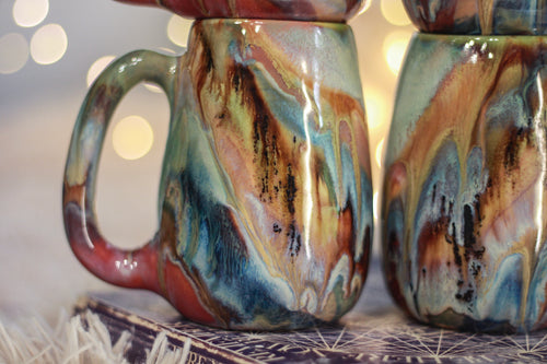 09-F 'FLOW' with the Chaos Mug, 16 oz. (This listing is for one mug)