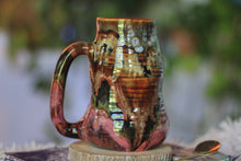 Load image into Gallery viewer, 10-C Desert Oasis Barely Flared Textured Divot Mug - TOP SHELF MISFIT, 22 oz.