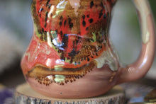 Load image into Gallery viewer, 09-D Coral Mountains Barely Flared Textured Divot &#39;Cuddle&#39; Mug, 17 oz.