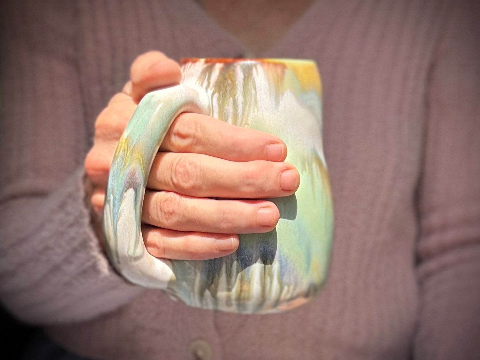13-D Soft Earth Mid Mod Mug, 20 oz.