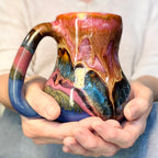 12-B Magenta Haze Gourd Mug, 20 oz.