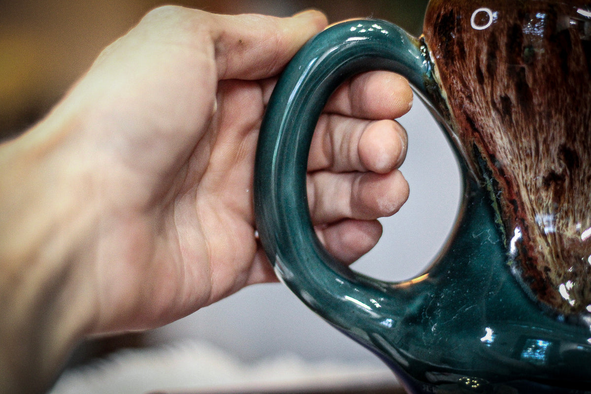 12-D Caramel Acorn Gourd  Mug, 20 oz.