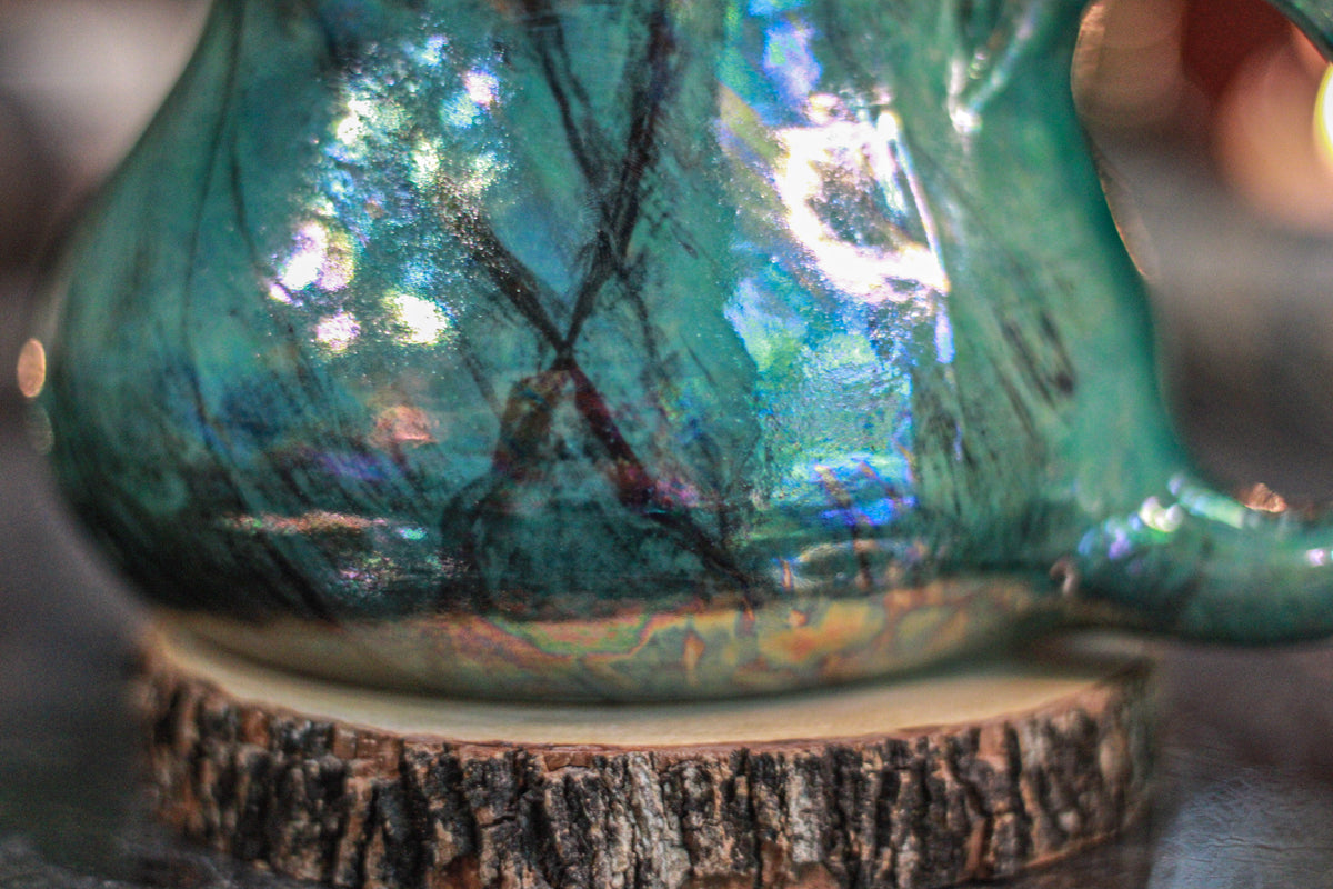 13-B Labradorite PROTOTYPE Squat Mug - MISFIT, 19 oz. - 15% off