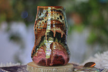 Load image into Gallery viewer, 10-C Desert Oasis Barely Flared Textured Divot Mug - TOP SHELF MISFIT, 22 oz.