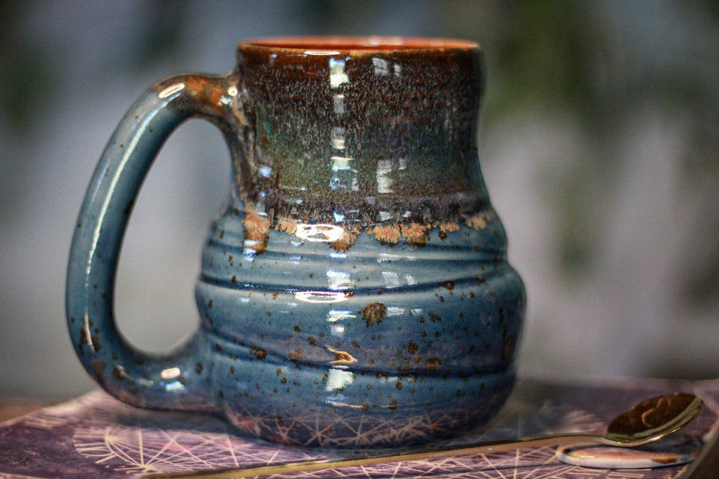 12-E EXPERIMENT Textured Mug, 19 oz.