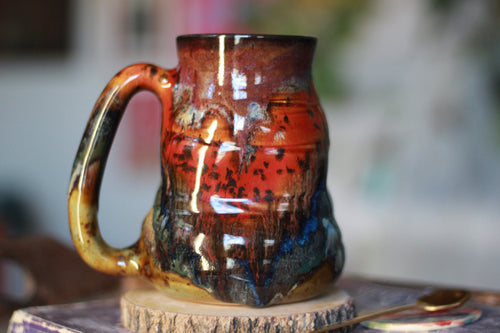 12-C PROTOTYPE Barely Flared Textured Divot Mug - MISFIT, 20 oz. - 20% off