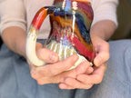13-C Rainbow Strata Gourd Mug, 20 oz.