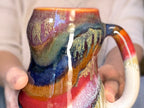 13-C Rainbow Strata Gourd Mug, 20 oz.