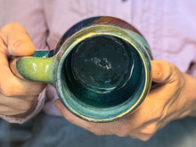Load image into Gallery viewer, 13-D Turquoise PROTOTYPE Mid Mod Mug, 21 oz.