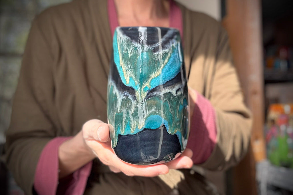 12-E Turquoise Grotto Mug, 22 oz.