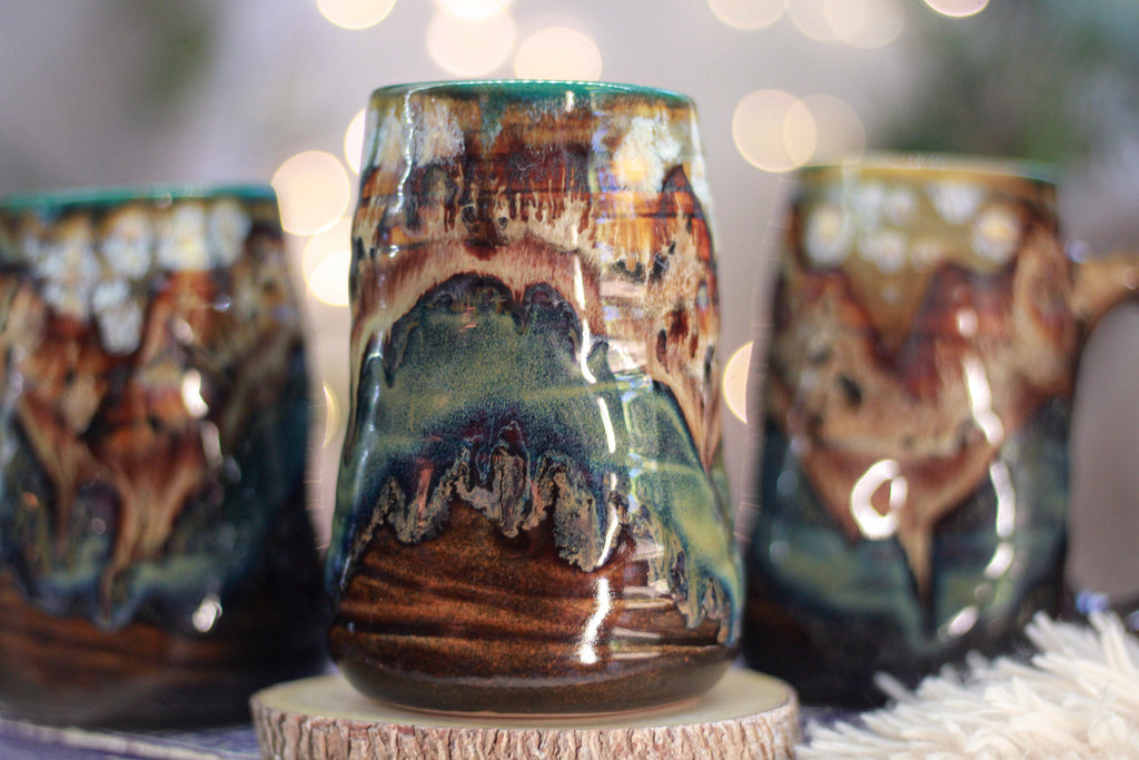 10-D Desert Oasis Textured Divot Mug - MISFIT, 17 oz