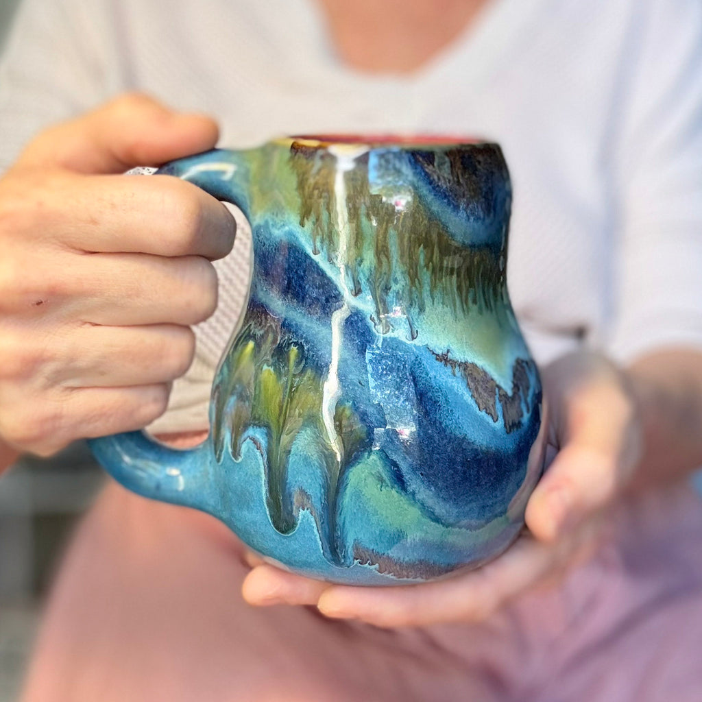 12-D Turquoise PROTOTYPE Mug, 20 oz.