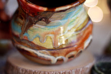 Load image into Gallery viewer, 10-C &#39;FLOW&#39; Flared Textured Squat Mug, 12 oz. (This listing is for one mug)