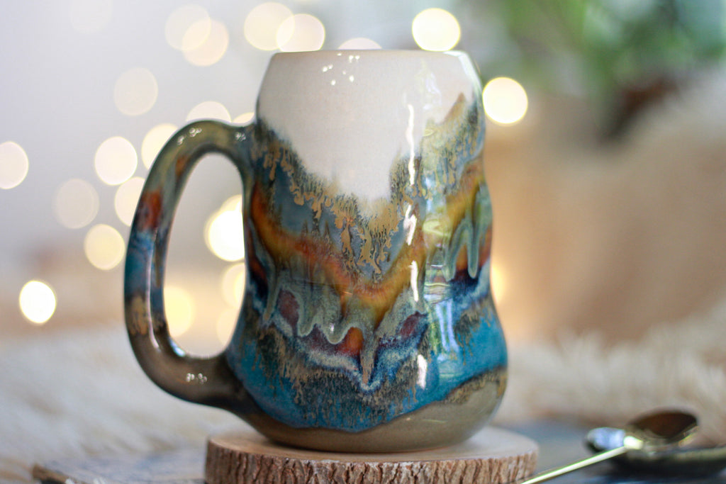 10-B Smokey Mountain Gourd Mug, 20 oz.