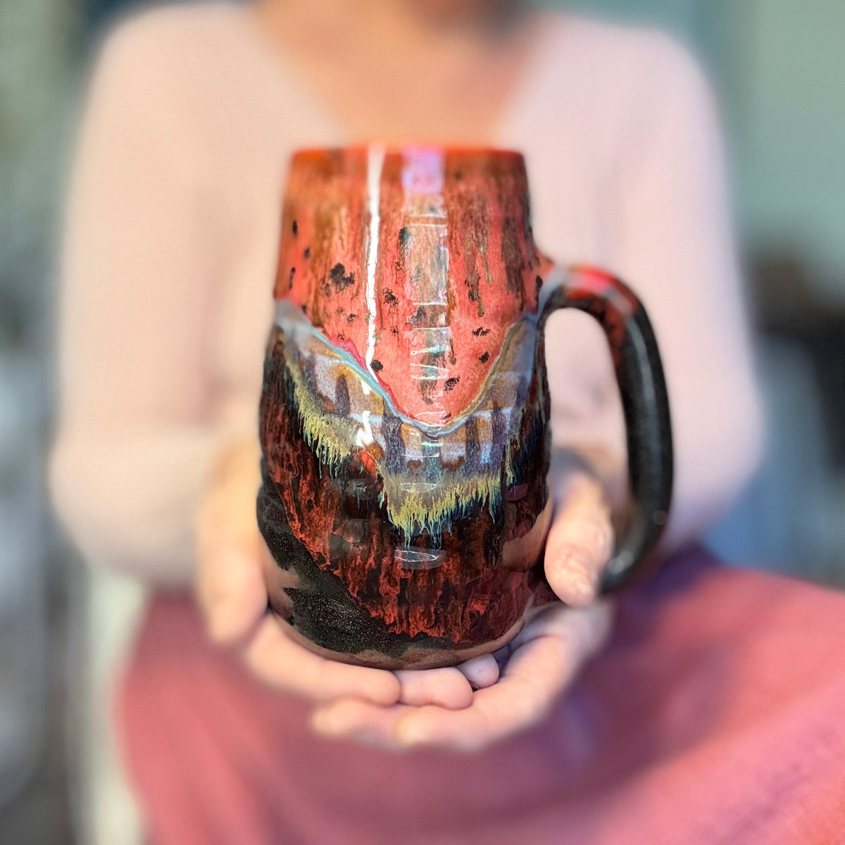 12-B Molten Melon Grooved Stein Mug - MINOR MISFIT, 29 oz. - 10% off