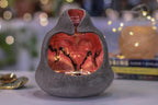 13-C Molten Strata Goddess Candleholder