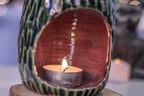 12-C Evergreen Christmas Textured Wax Melt Burner