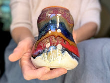 Load image into Gallery viewer, 13-C Rainbow Strata Gourd Mug, 20 oz.