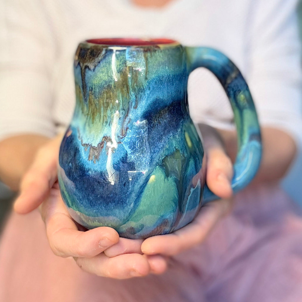 12-D Turquoise PROTOTYPE Mug, 20 oz.