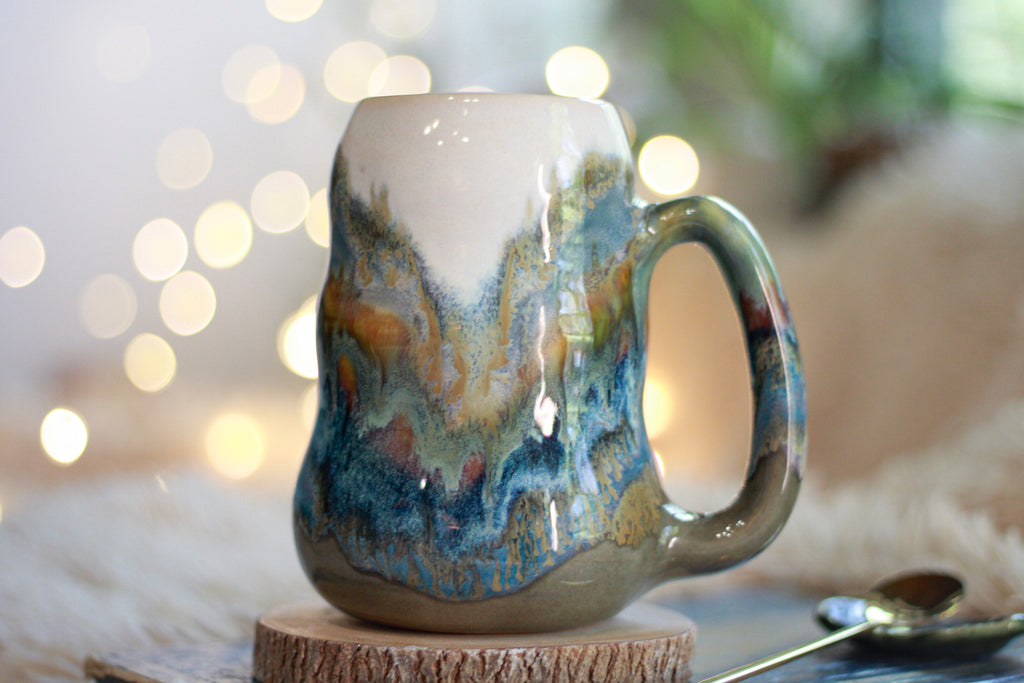 10-B Smokey Mountain Gourd Mug, 20 oz.
