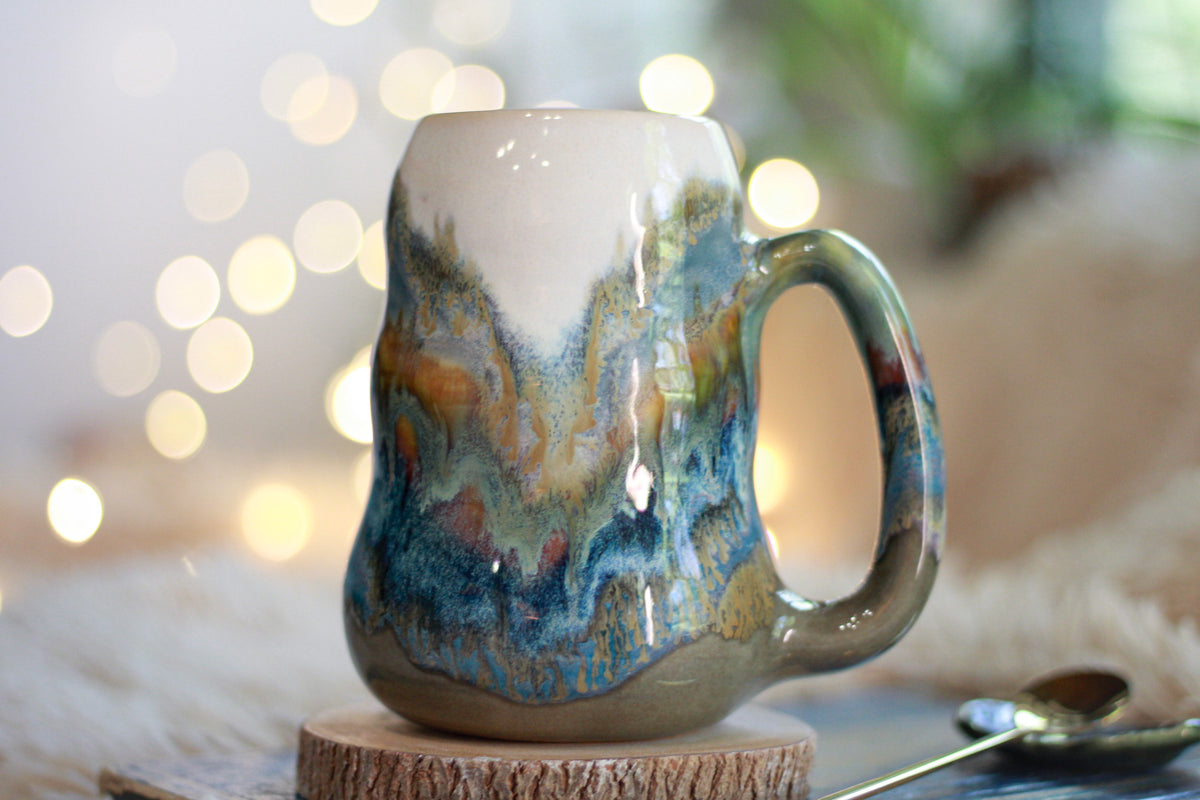 10-B Smokey Mountain Gourd Mug, 20 oz.