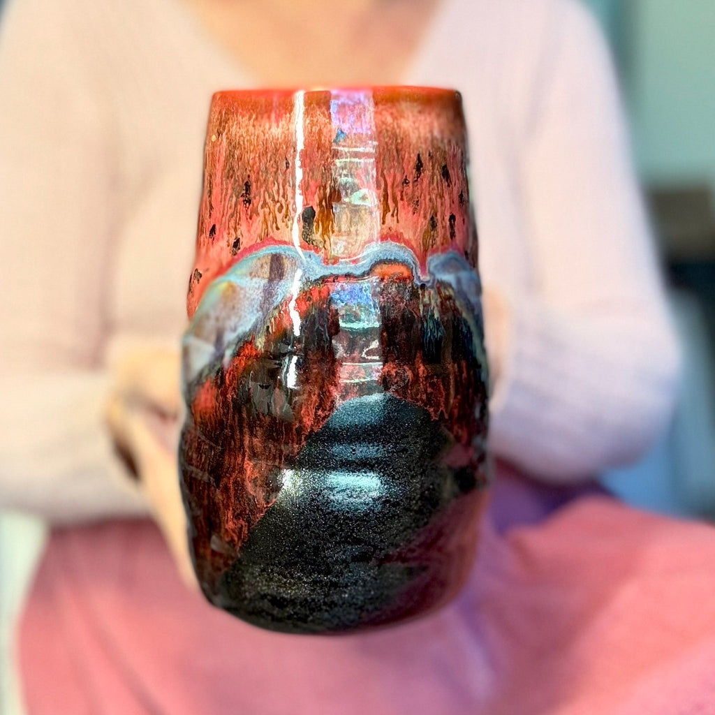 12-B Molten Melon Grooved Stein Mug - MINOR MISFIT, 29 oz. - 10% off