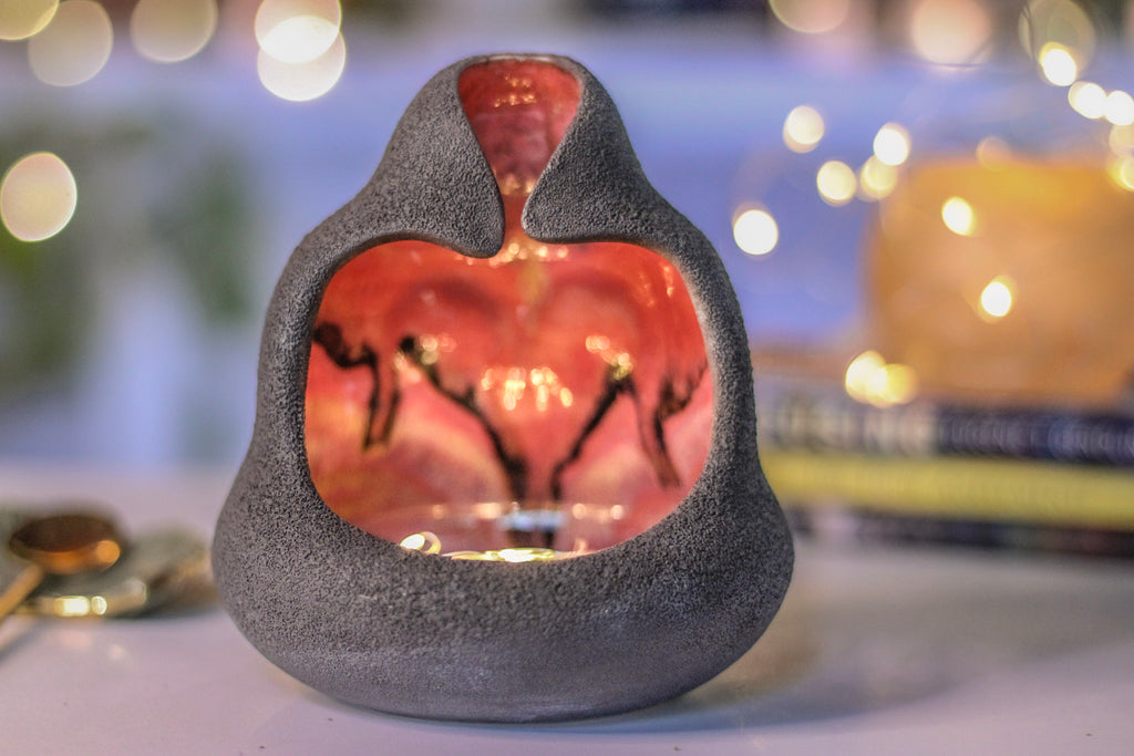 13-C Molten Strata Goddess Candleholder