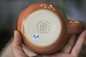 09-D Coral Mountains Barely Flared Textured Divot 'Cuddle' Mug, 17 oz.