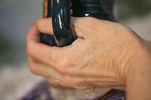 Load image into Gallery viewer, 10-F Deep Blue Textured Mug, 16 oz.