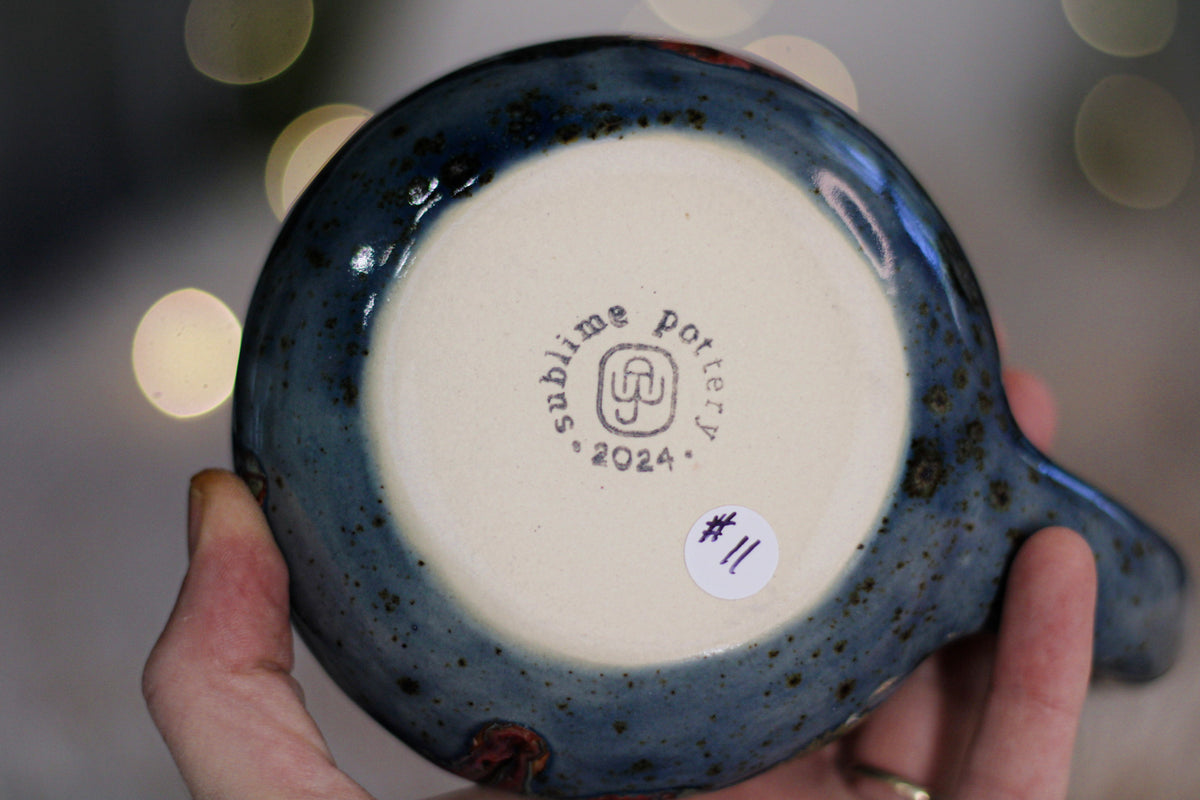 11-B Purple Haze Gourd Mug, 19 oz.