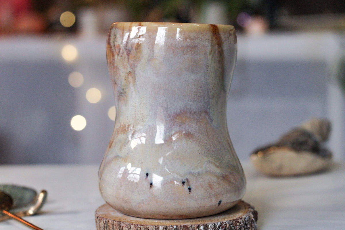 13-B Soft Earth Series PROTOTYPE Gourd Mug, 19 oz.