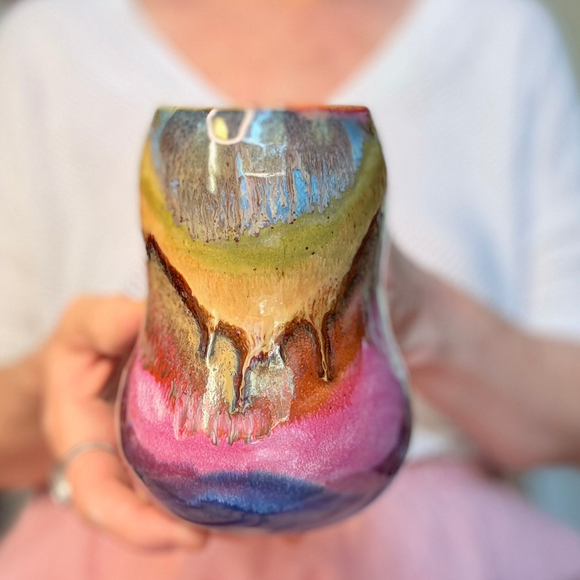 02-C Rainbow Gourd Mug, 20 oz.