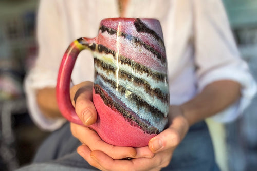 03-C Rainbow Family Mug, 22 oz.