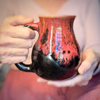 02-D Molten Melon Notched Flared Curvy Mug, TOP SHELF - 20 oz.