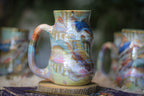 02-E Chaos Barely Flared Textured Divot Mug, 21 oz. (This listing is for one mug)