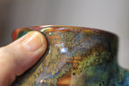01-E Olive 'FLOW' Textured Divot Mug, 22 oz. (This listing is for one mug)