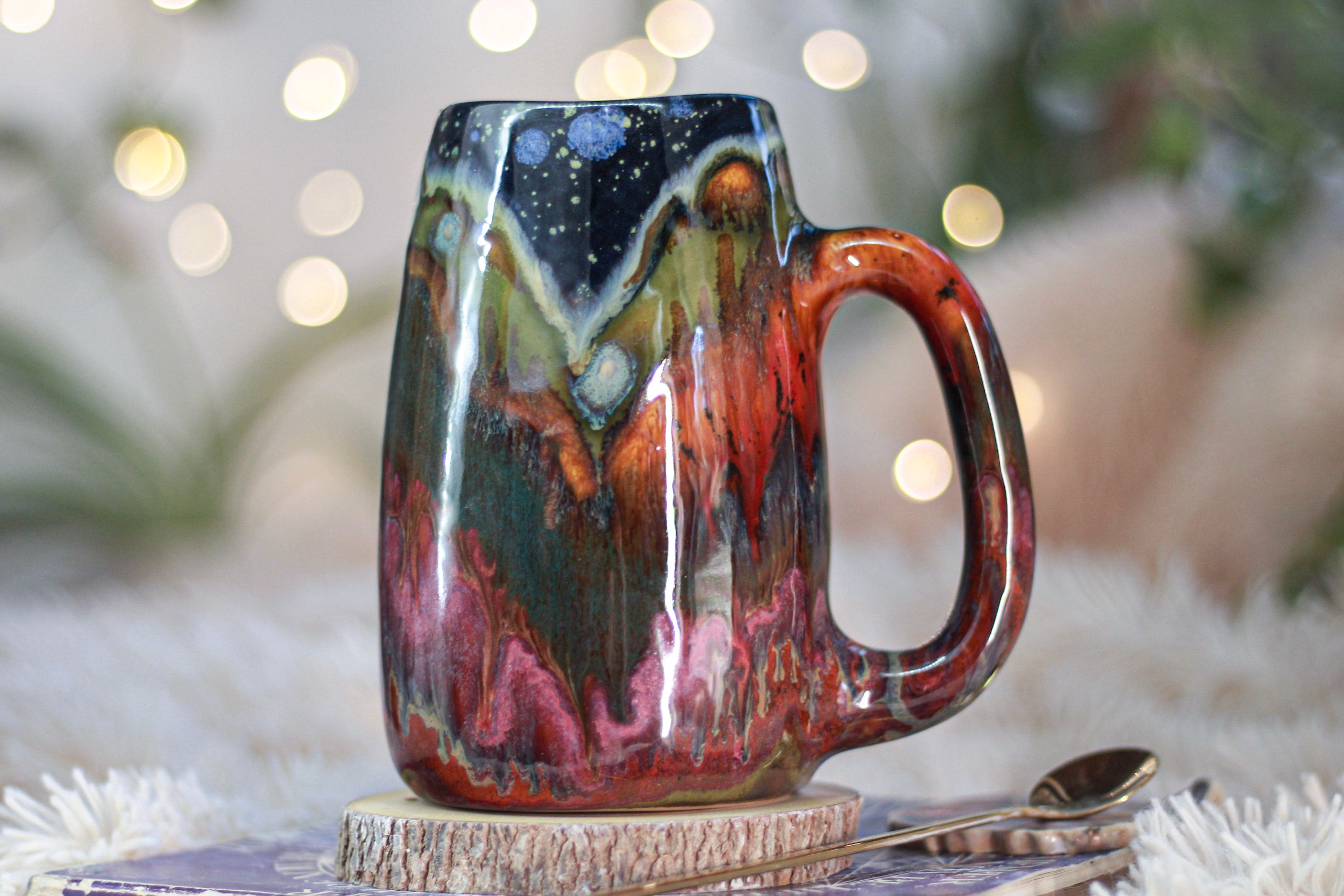 02-A Green Mountain Midnight Mug - TOP SHELF, 26 oz