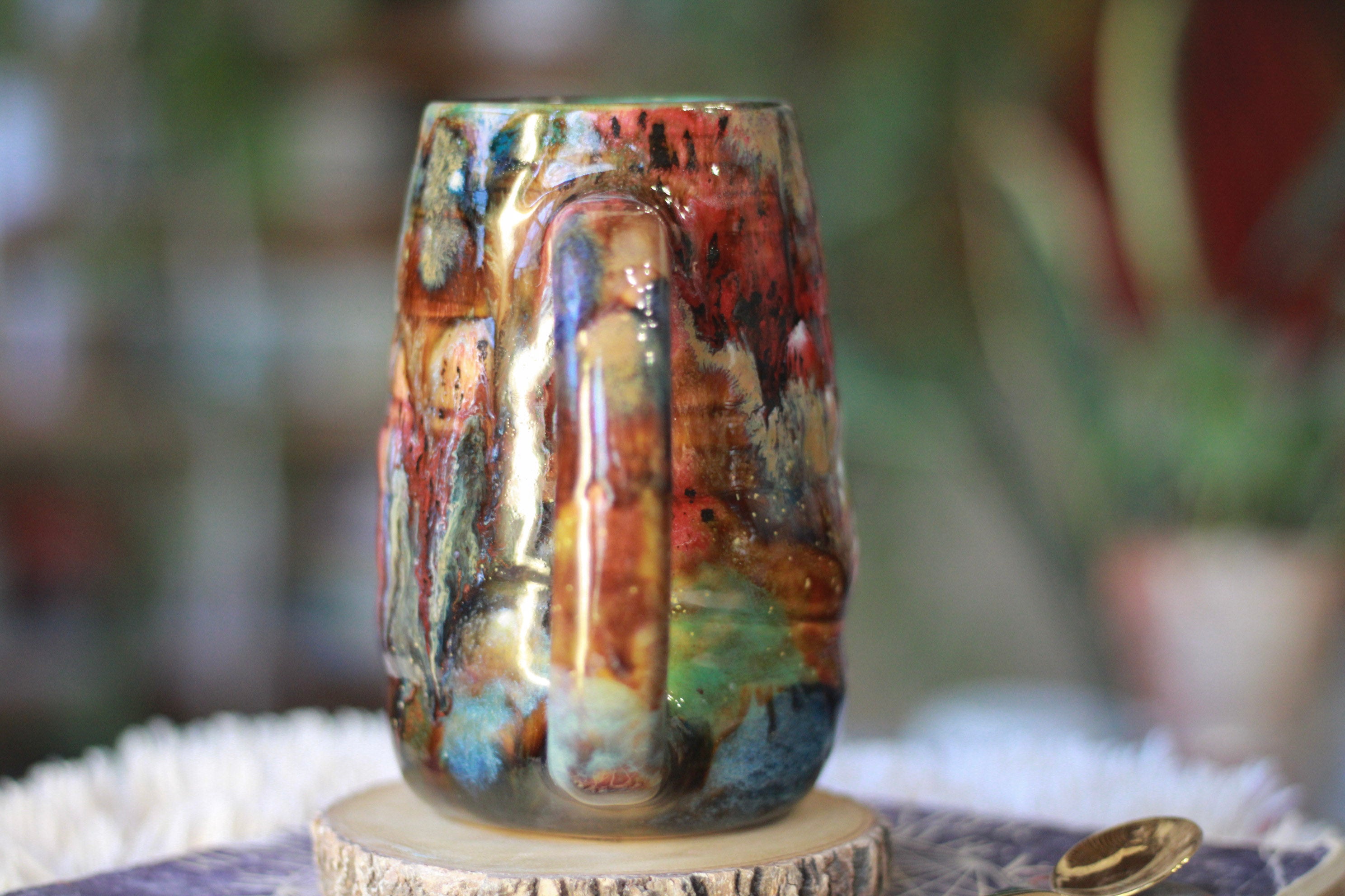 02-C Whimsy Textured Mug - TOP SHELF, 21 oz.