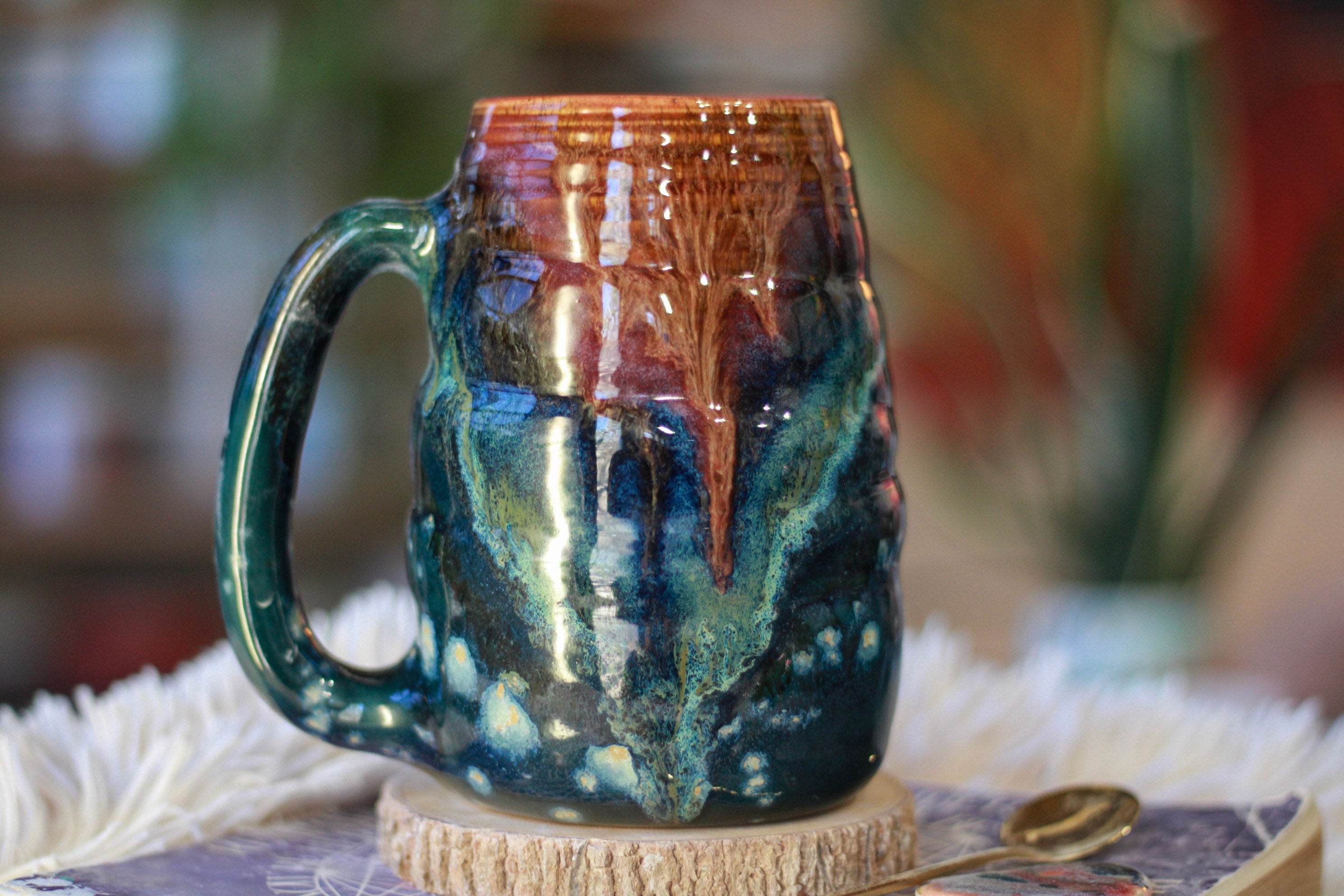 02-B Purple Haze Textured Mug - TOP SHELF, 26 oz.