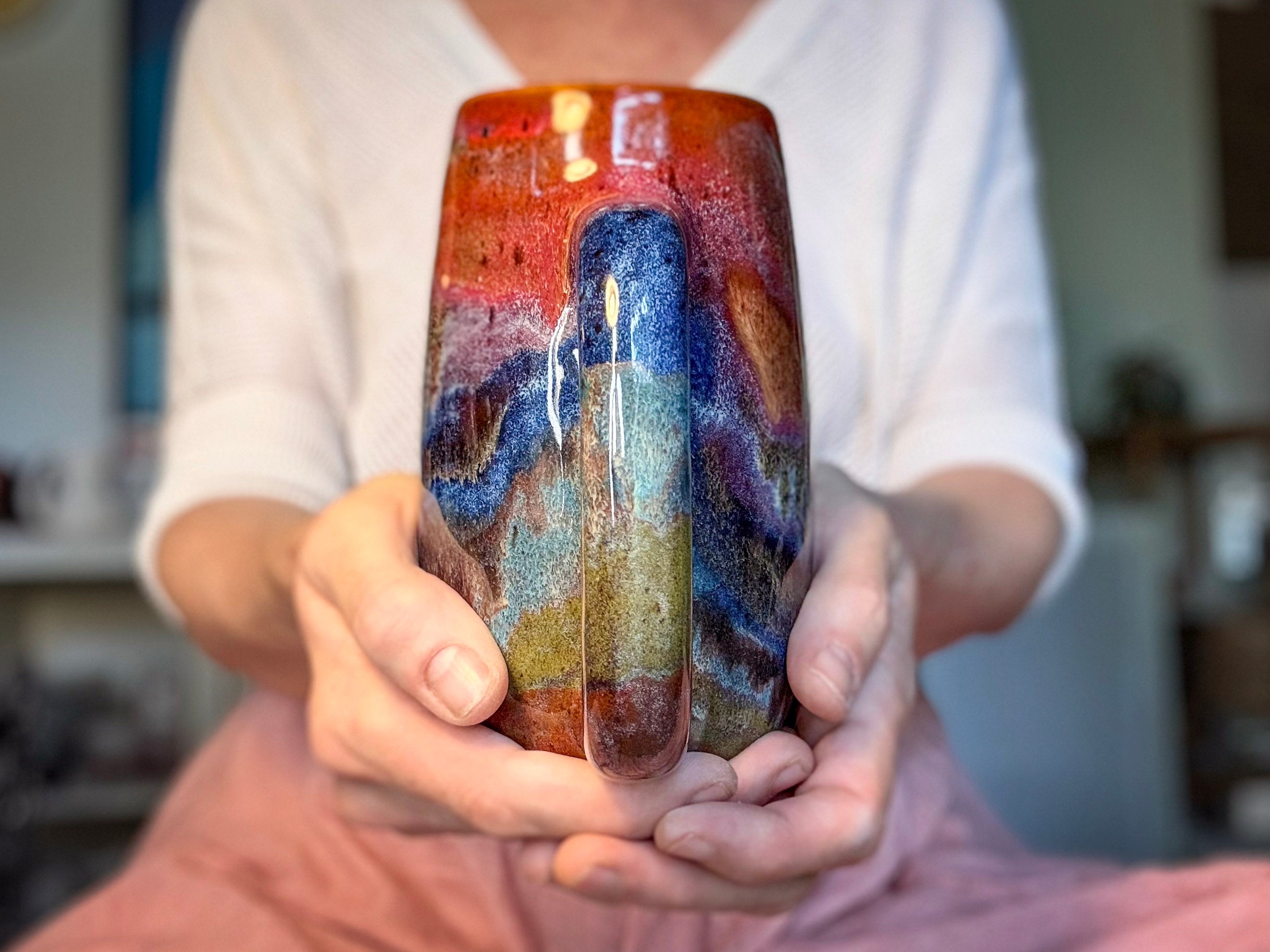 02-C Rainbow Grotto Mug - TOP SHELF, 24 oz.