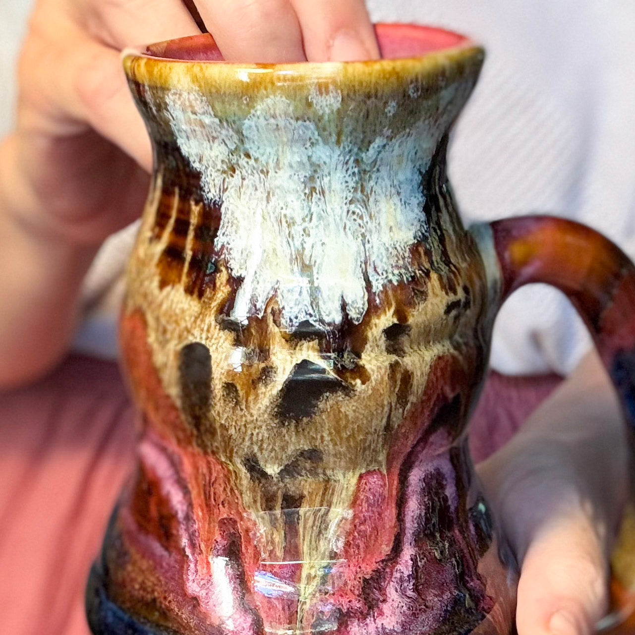 13-A Desert Oasis Cuddle Mug - TOP SHELF MISFIT, 22 oz.