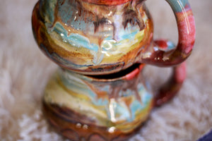 10-C 'FLOW' Flared Textured Squat Mug, 12 oz. (This listing is for one mug)