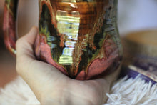 Load image into Gallery viewer, 10-C Desert Oasis Barely Flared Textured Divot Mug - TOP SHELF MISFIT, 22 oz.