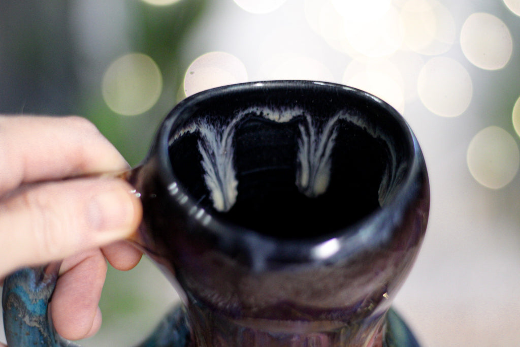 11-A Purple Haze Gourd Mug - TOP SHELF, 17 oz.