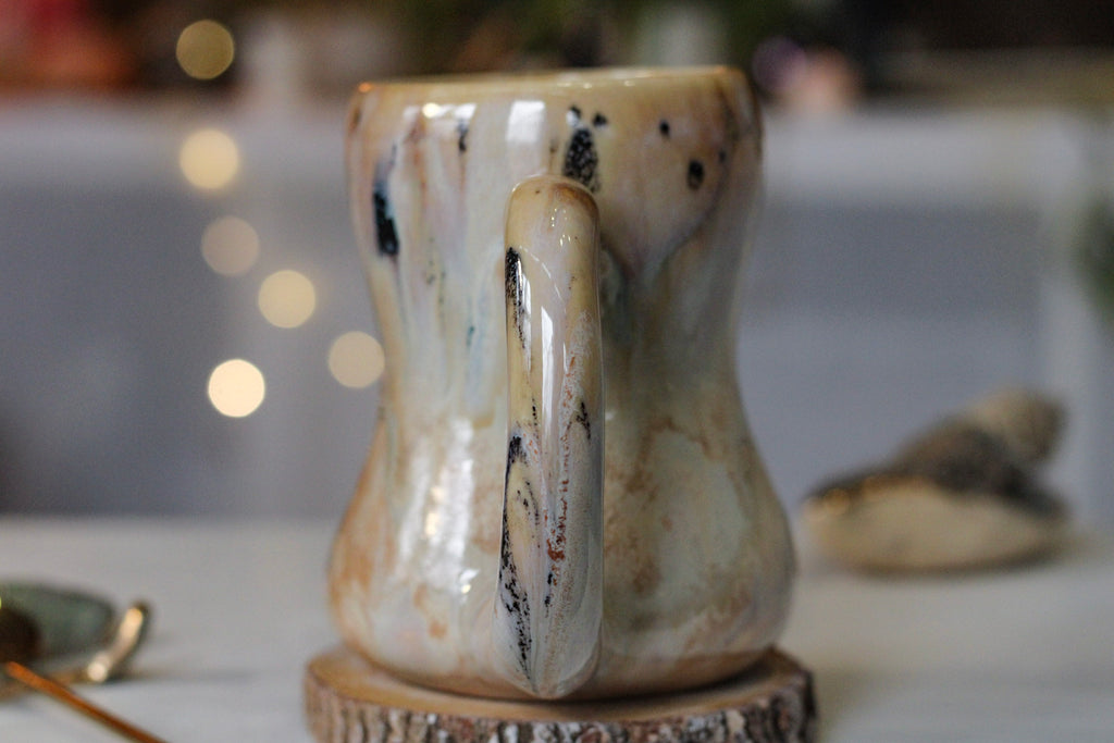 13-B Soft Earth Series PROTOTYPE Gourd Mug, 19 oz.