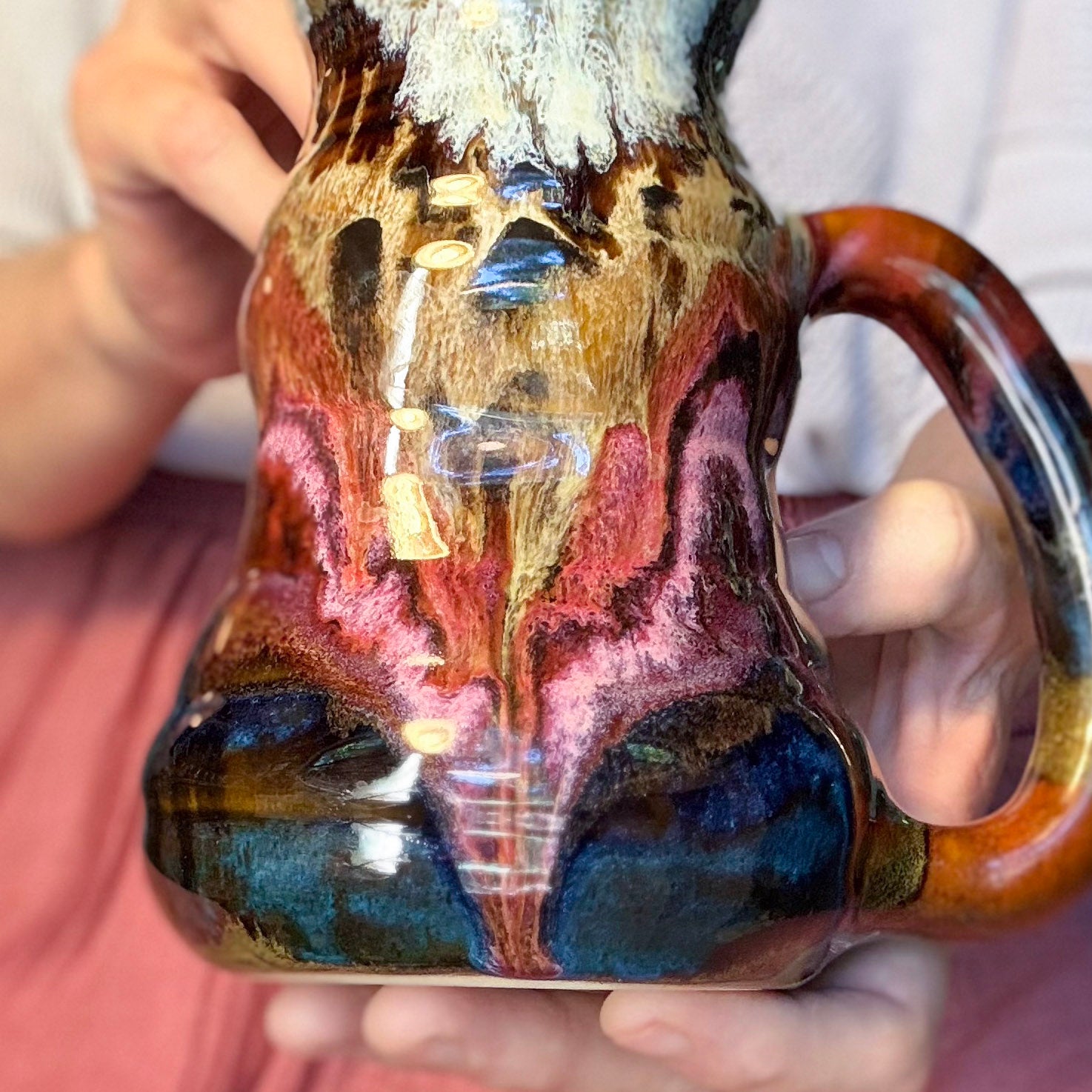 13-A Desert Oasis Cuddle Mug - TOP SHELF MISFIT, 22 oz.
