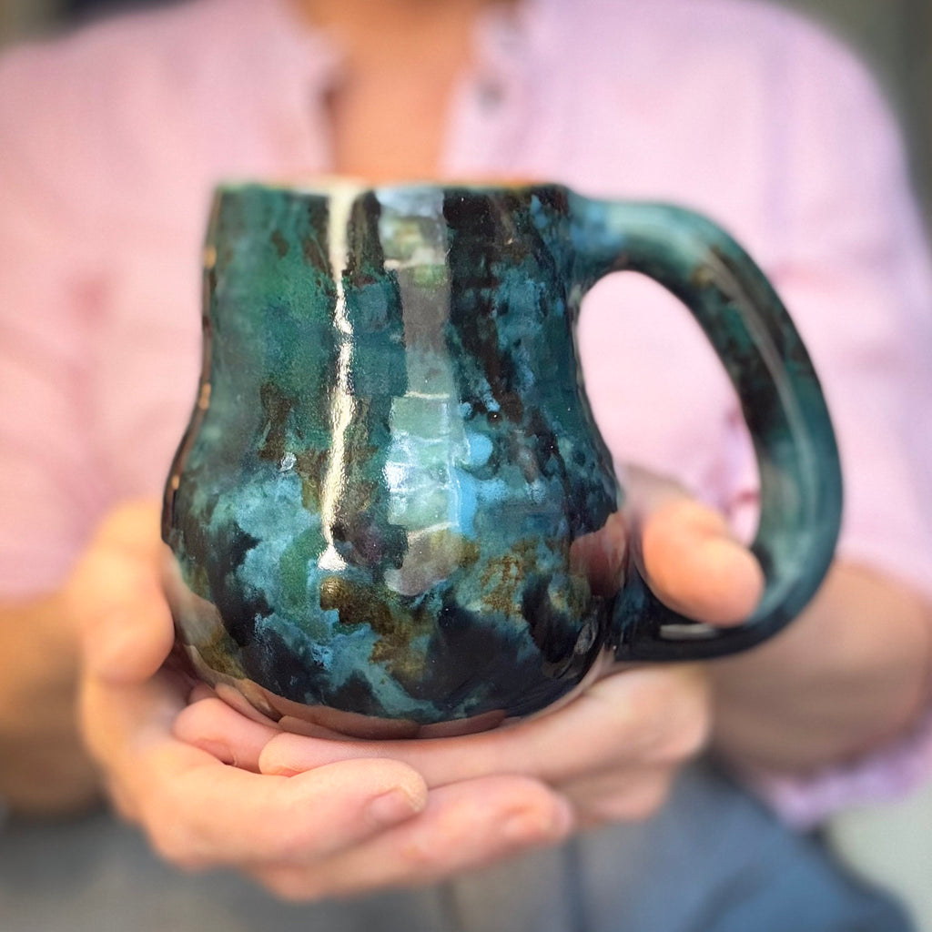 12-C Stone EXPERIMENT Curvy Mug, 16 oz.