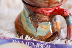 10-C 'FLOW' Flared Textured Squat Mug, 12 oz. (This listing is for one mug)