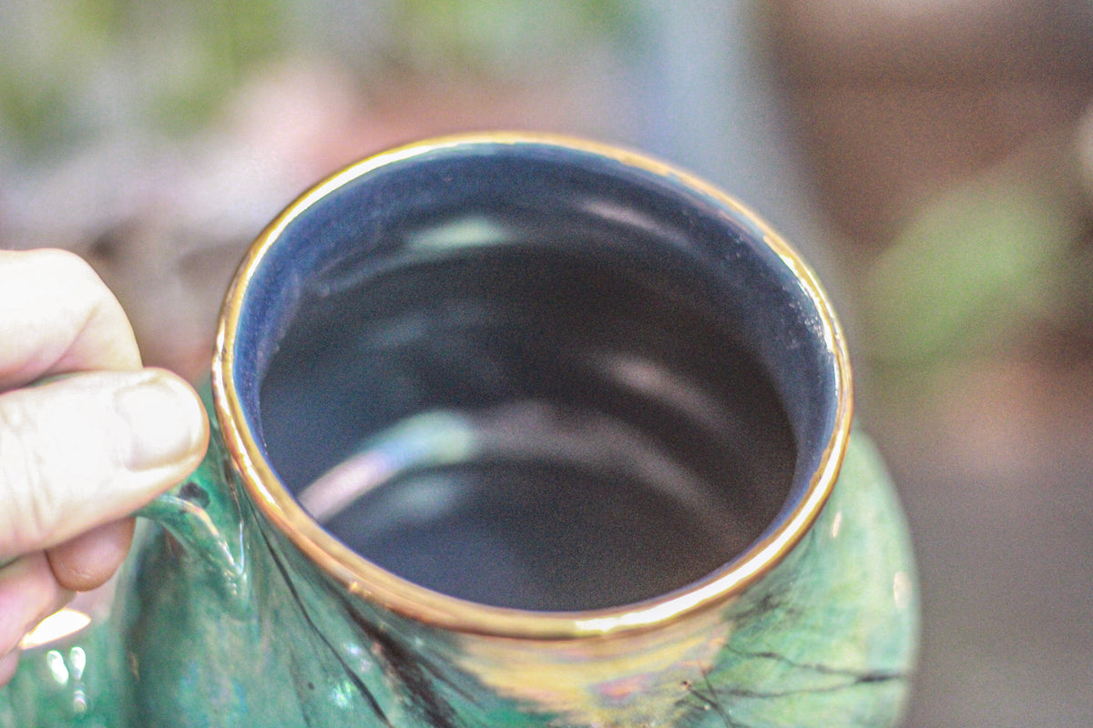 13-B Labradorite PROTOTYPE Squat Mug - MISFIT, 19 oz. - 15% off