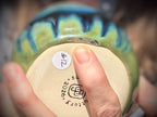 12-D Green 'FLOW' Swirly Mug, 19 oz.